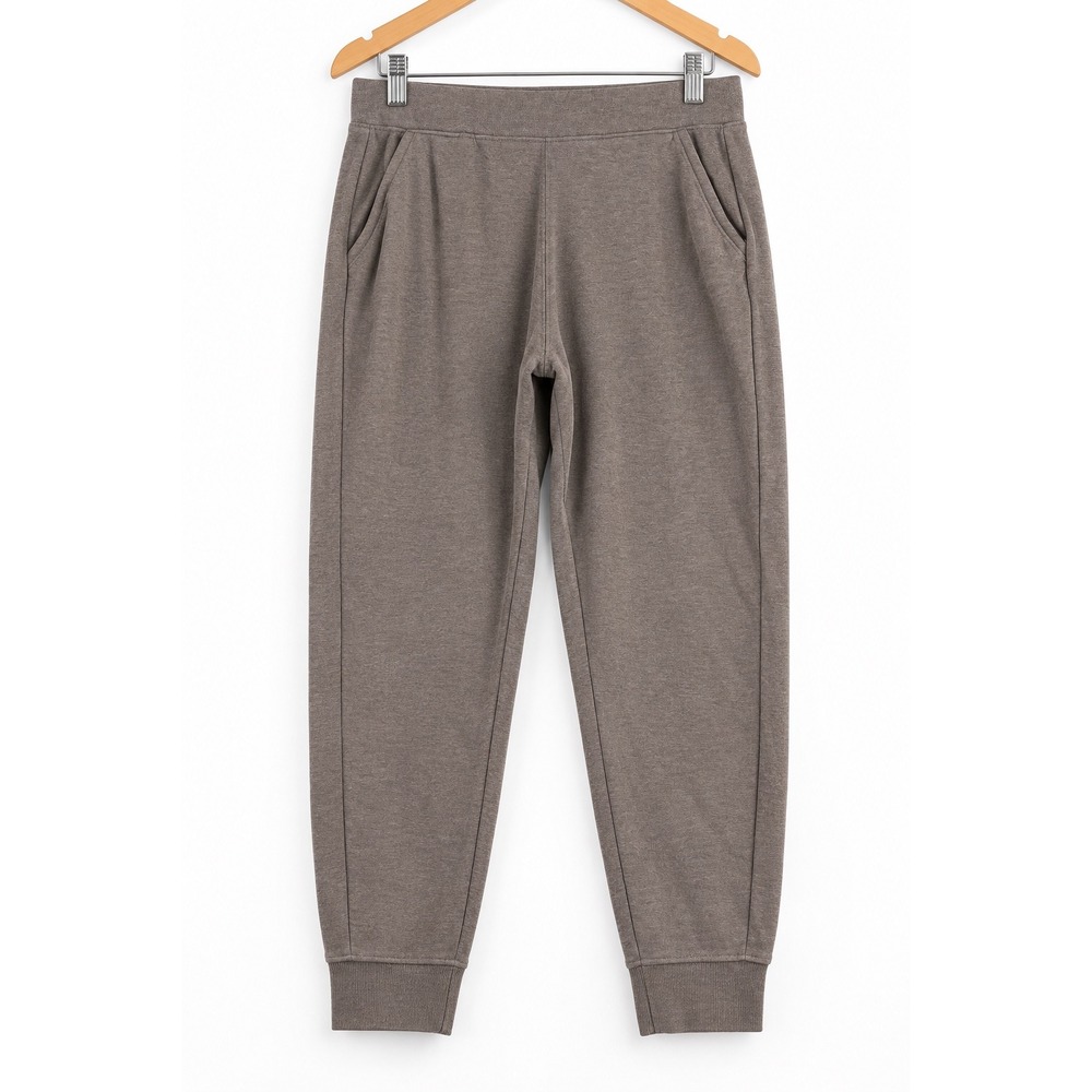 Pact Organic Cotton Joggers Taupe Brown Heathered Lounge Pants Womens XL